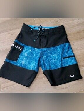Pelagic RIdgemont Board Shorts Swim Mint Condition 27 youth
